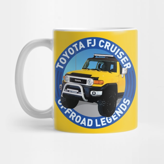 4x4 Offroad Legends: Toyota FJ Cruiser (yellow) by OFFROAD-DESIGNS